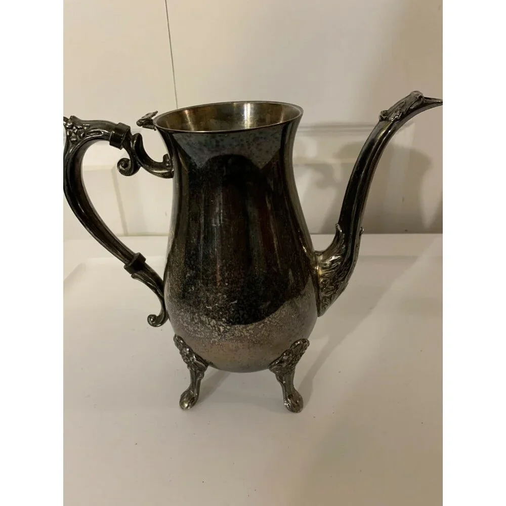 Silver plated FB Rogers Silver‎ Co Footed Coffee Tea Pot